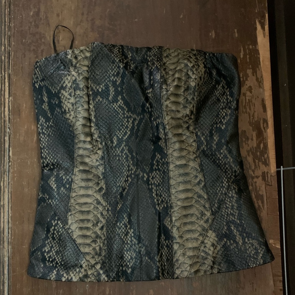 Strapless Bustier Top